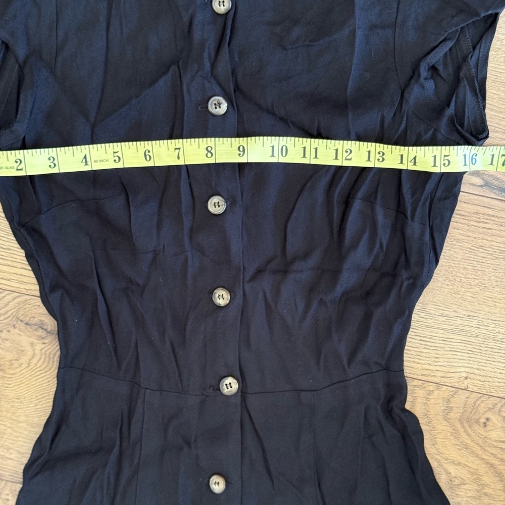 Women’s Reformation Black Maxi Button Up Dress - Picture 10 of 12